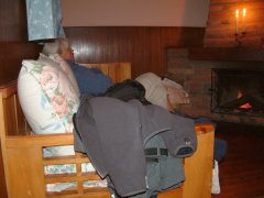 04-Our deluxe room with fireplace, very comfortable to the equator at 3000 m
